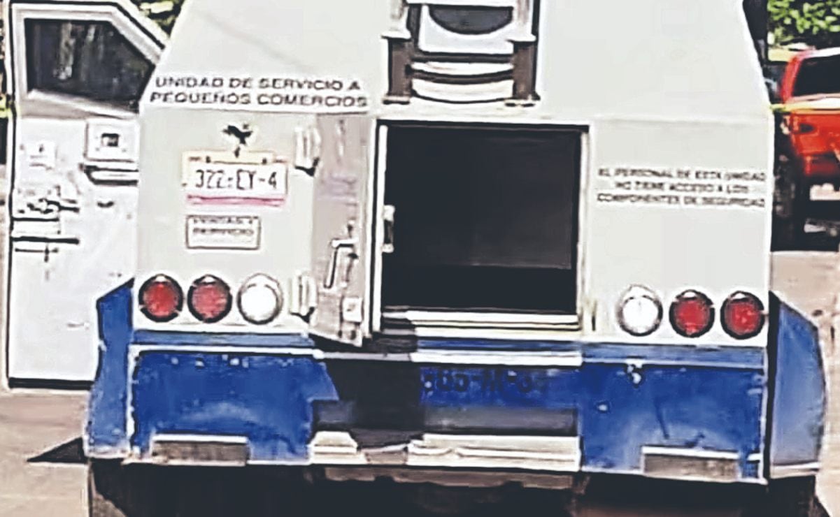 ¡Asalto de película en la Del Valle! Encapuchados asaltan camioneta de valores y se llevan 5 millones