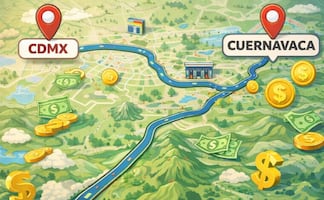 ¿Cuánto cuesta ir de la CDMX a Cuernavaca en 2026, tras el aumento en la tarifa de las casetas?