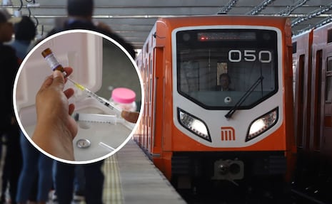 Sarampión en la CDMX: activan vacunación masiva en estaciones del Metro 