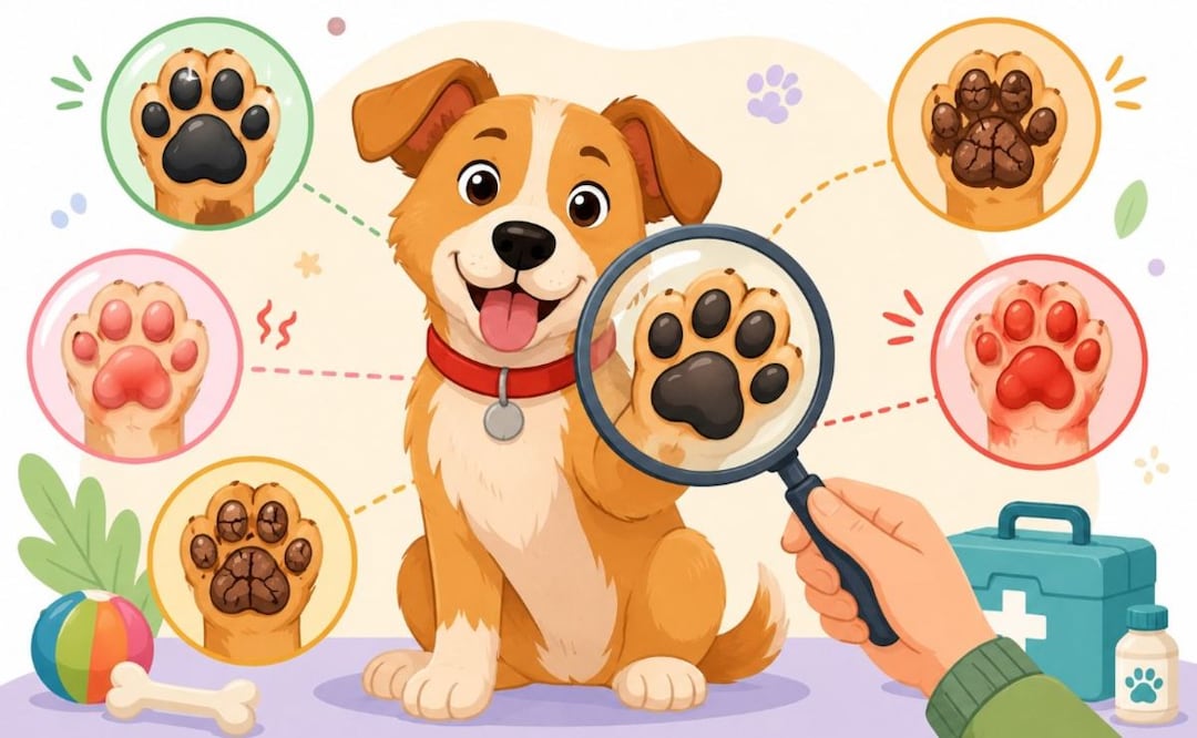 ¿Qué significa el color de las huellitas de tu perro? Pueden ser señal de un problema de salud. Foto: (IA)