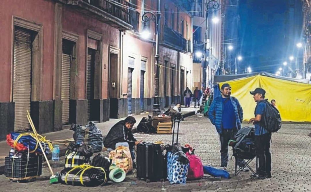 ¿Ya quitaron el plantón de la CNTE instalado en la Centro Histórico de la CDMX?. Foto: (Hugo Salvador)