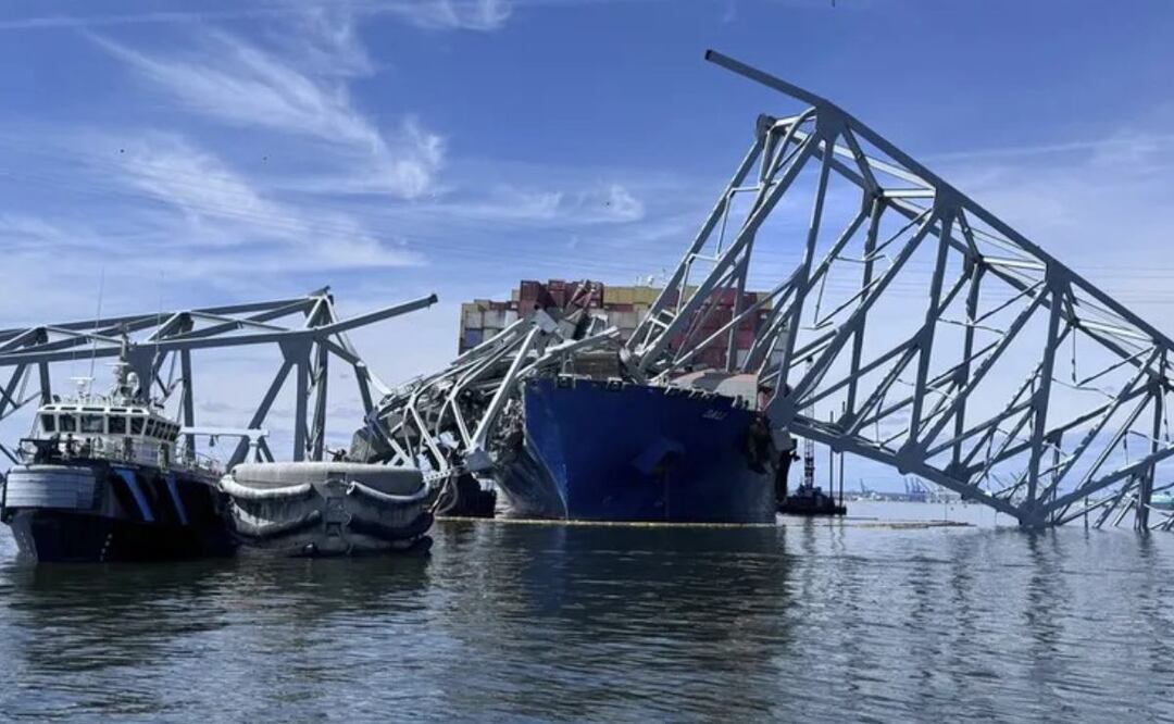 Cuerpo de mexicano víctima de la caída del puente en Baltimore es recuperado hoy 15 de abril