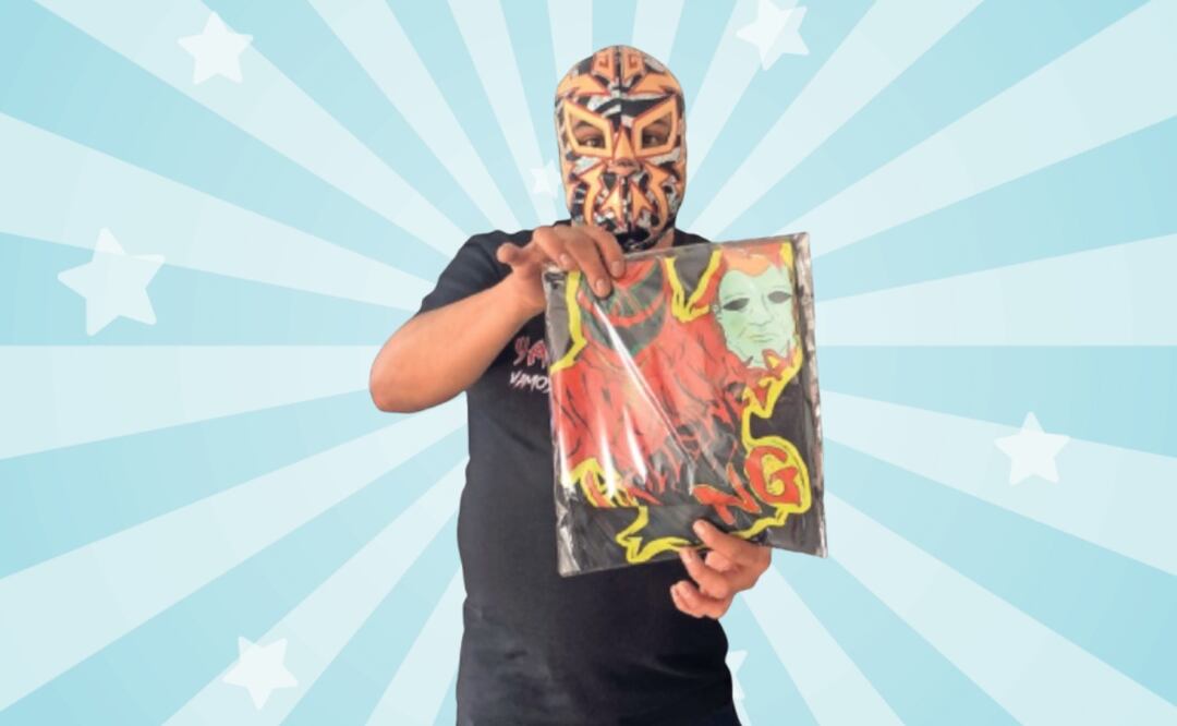 Luchador emprende con estampado de playeras ¿dónde contactarlo?