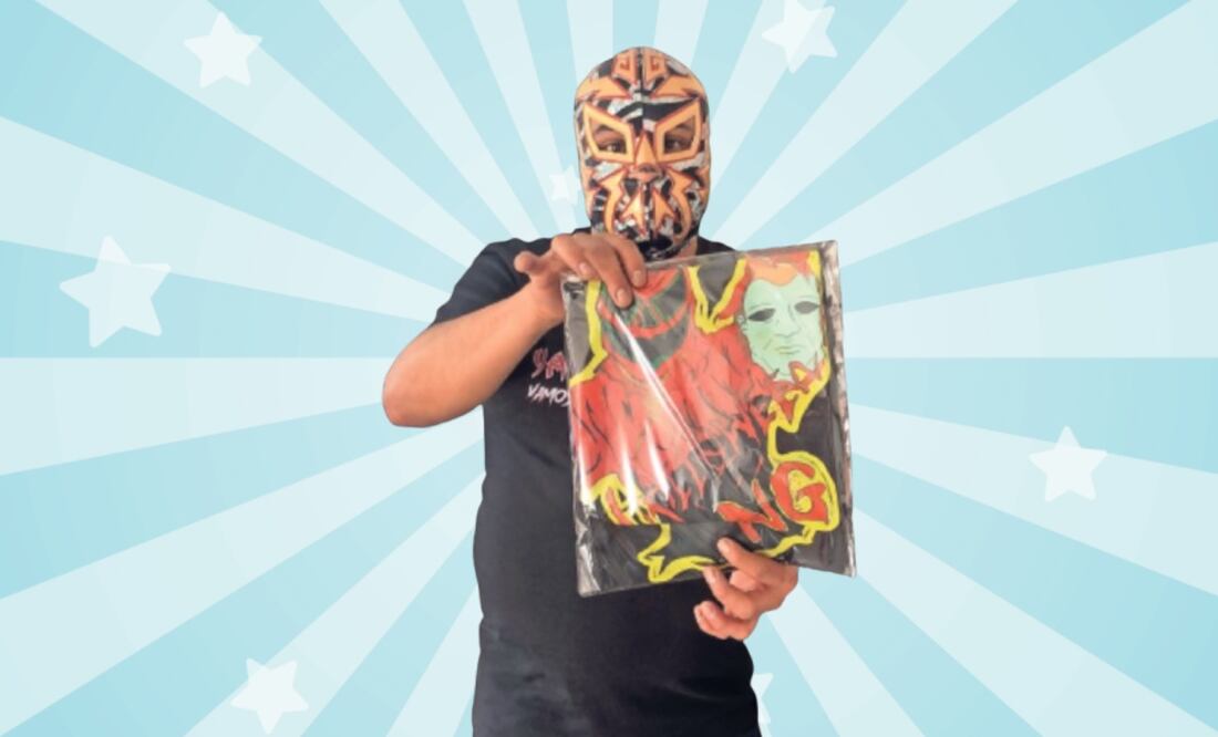 Luchador emprende con estampado de playeras ¿dónde contactarlo?