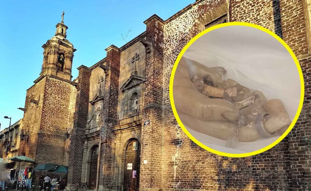 La santa de CDMX que guarda huesos reales y es buscada por mujeres para dejar la soltería. Foto: (Luis Alcántar / Especial)