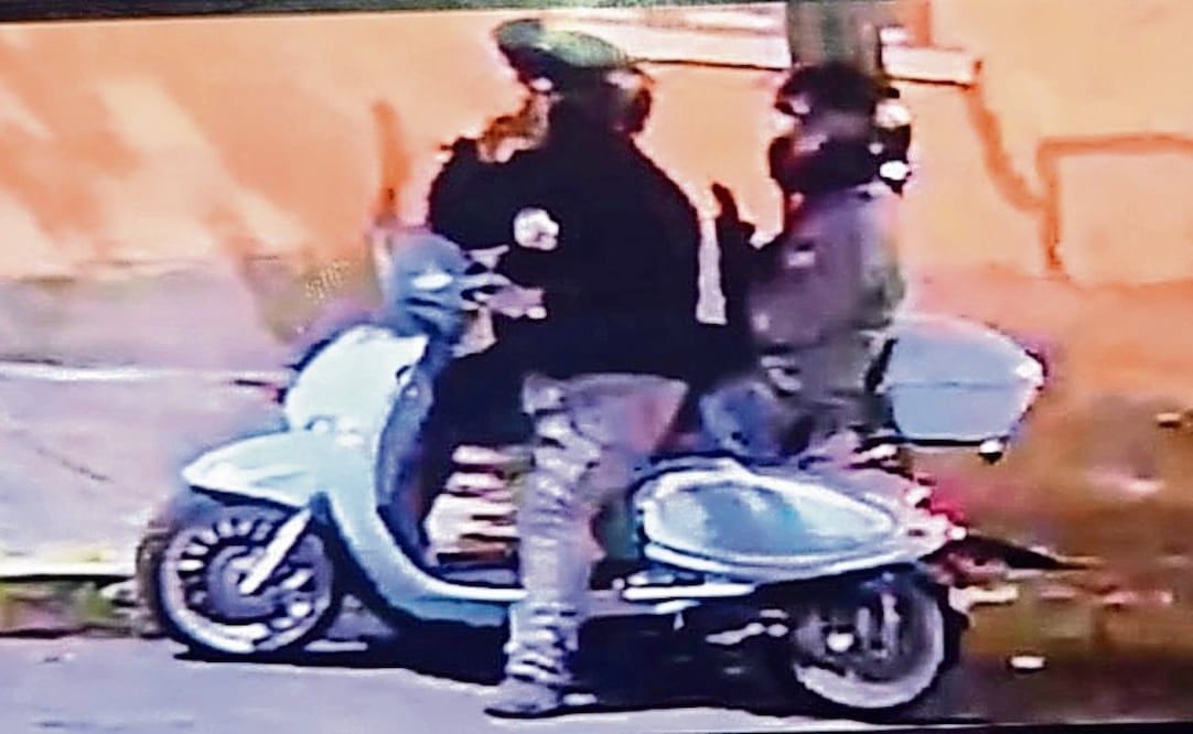 el probable responsable de asesinar a Franelero logro escapar junto con otra persona sobre una motoneta. Foto: Especial