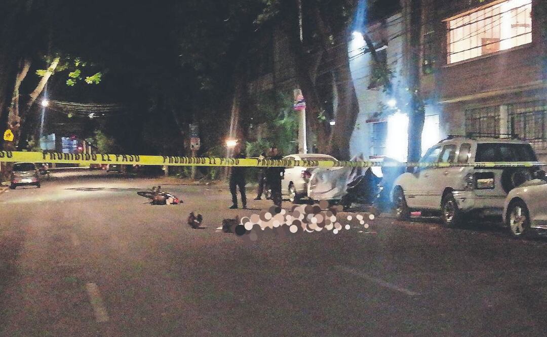 Accidente en la colonia Del Valle. Foto: (Especial)