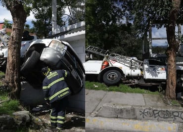 Pipa de gas se impacta en una casa en el Pedregal de San Nicolás ¿Hubo heridos?