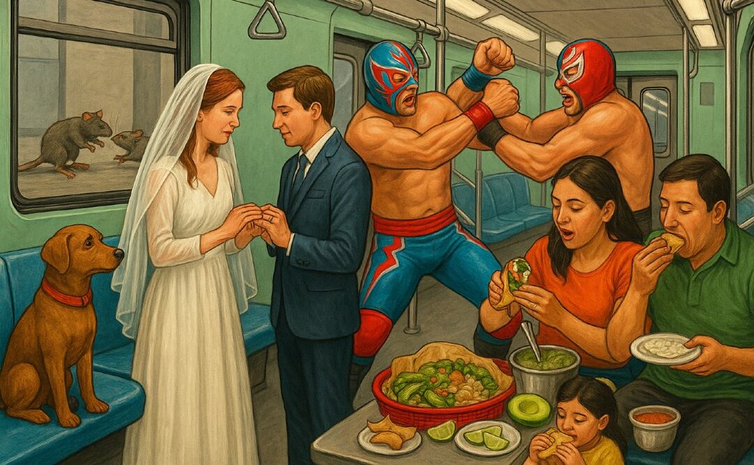 ¿Cuál ha sido la escena más extraña captada en el metro y trenes del mundo? Recopilación