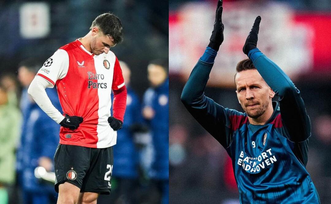 Santi Giménez firma golazo en la derrota del Feyenoord ante el líder PSV