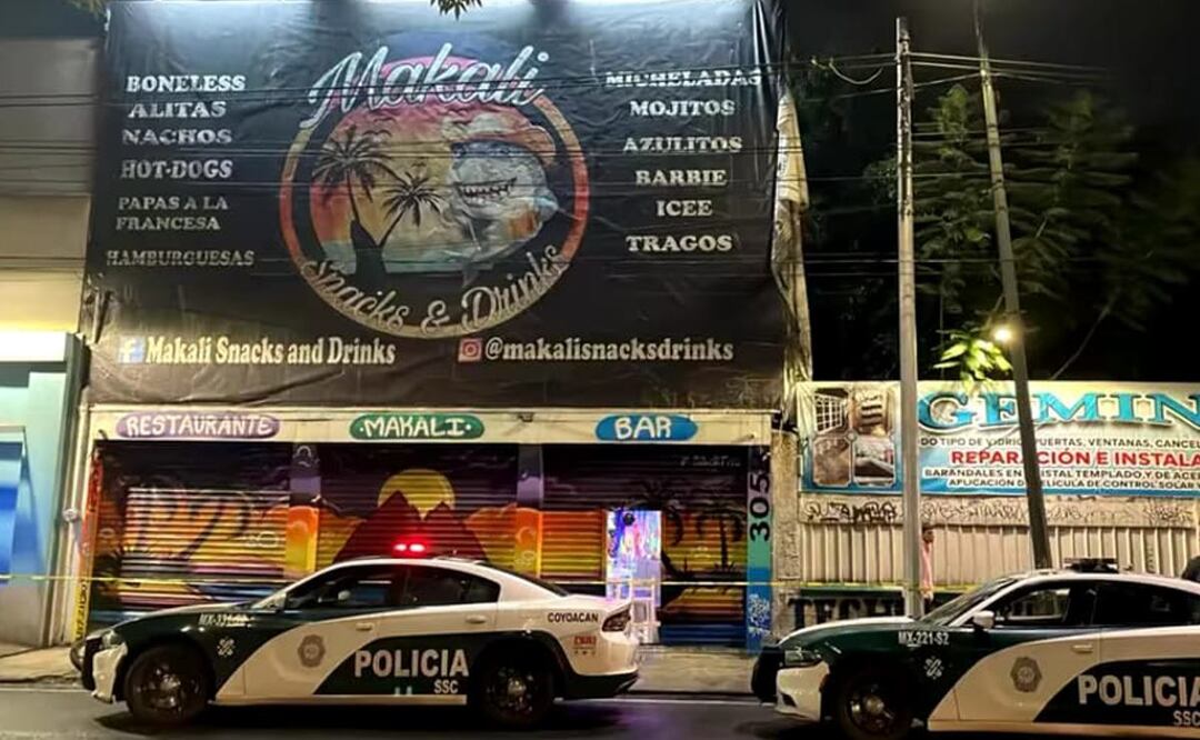 Desatan balacera en Bar de Coyoacán y asesinan a 2 jóvenes