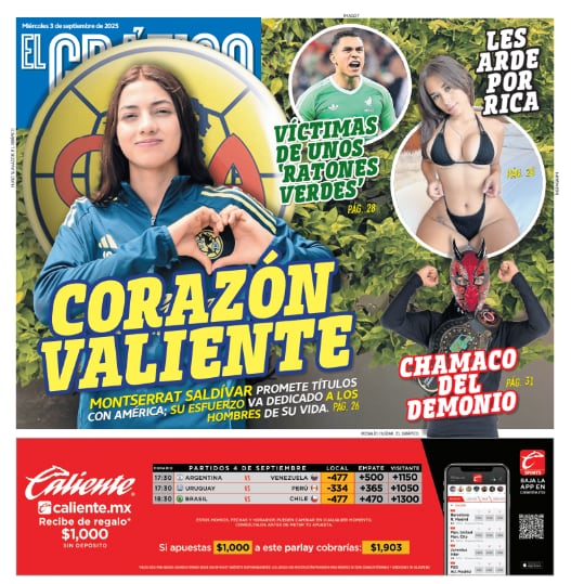 Imagen: Staff El Gráfico (Portada El Gráfico | Miércoles 3 de septiembre 2025)