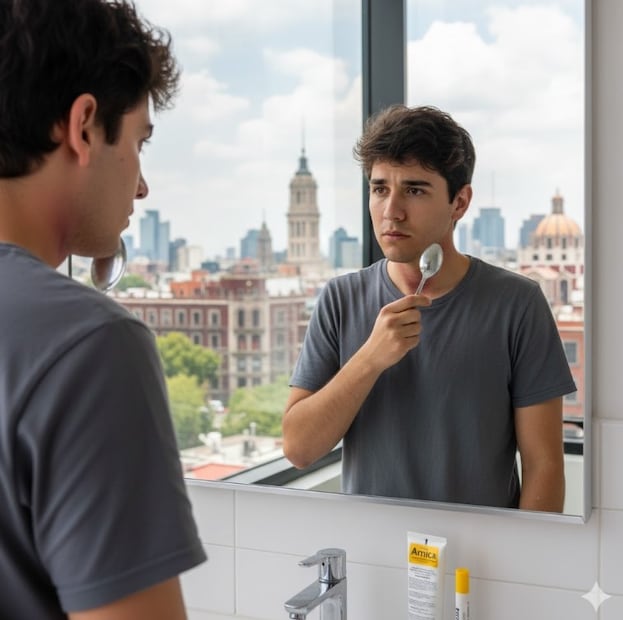 ¿Te hicieron un CHUPETÓN? Estos son los mejores trucos para desaparecerlo rápido. Foto: (IA)