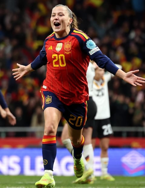 Claudia Pina y Vicky López lideraron el bicampeonato de España en la Women´s Nations League. Foto: (UEFA)
