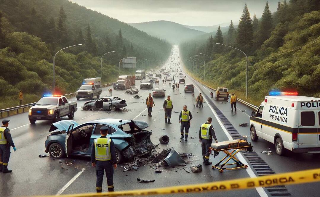 Fallece conductor tras choque en la México-Cuernavaca