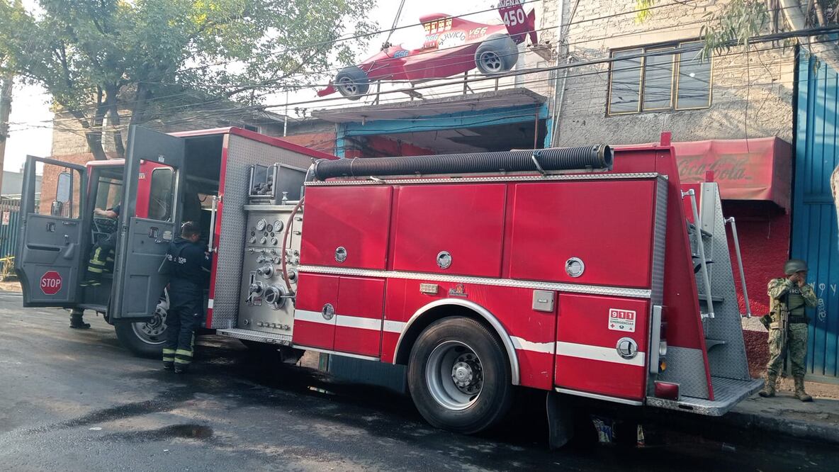 Incendio en la CDMX (Foto: Áxel Sánchez)