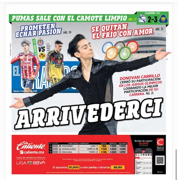 Portada El Gráfico | Sábado 14 de febrero de 2026