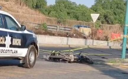 ¿Accidente o algo más? Investigan muerte de motociclista en la México-Cuautla