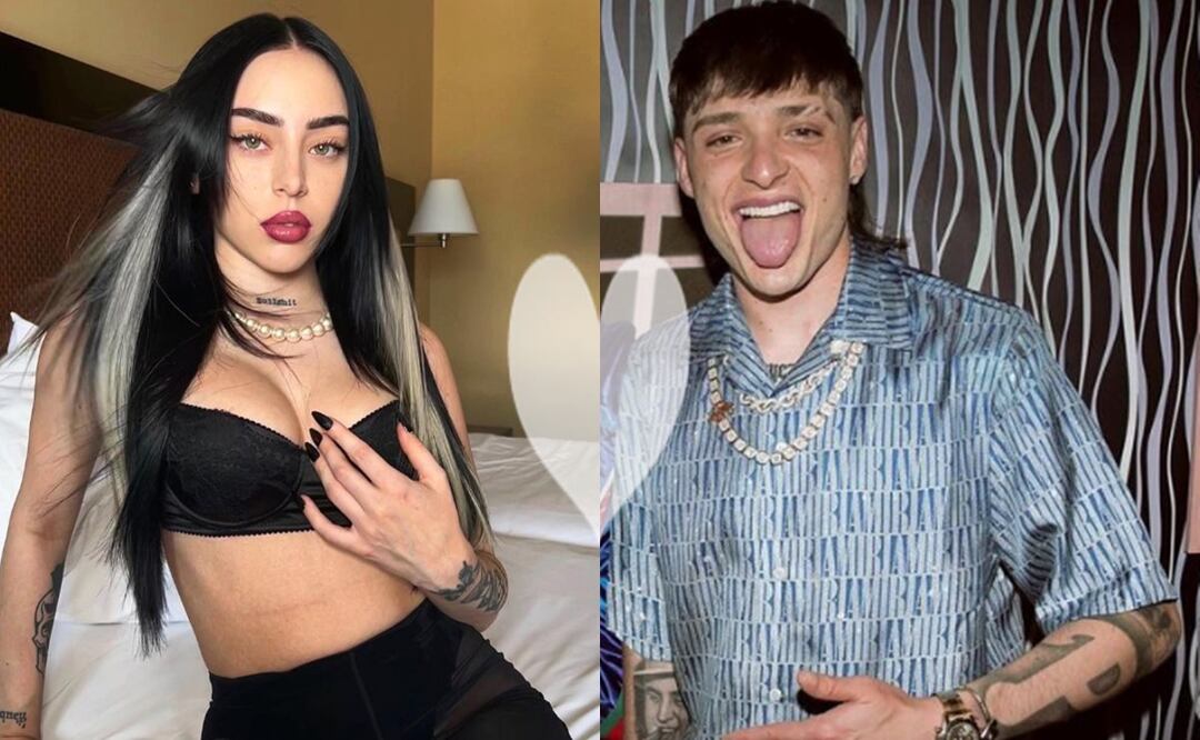 ¡Quiérete, rey! Peso Pluma vuelve a presumir besos con Nicki Nicole y fans no lo perdonan