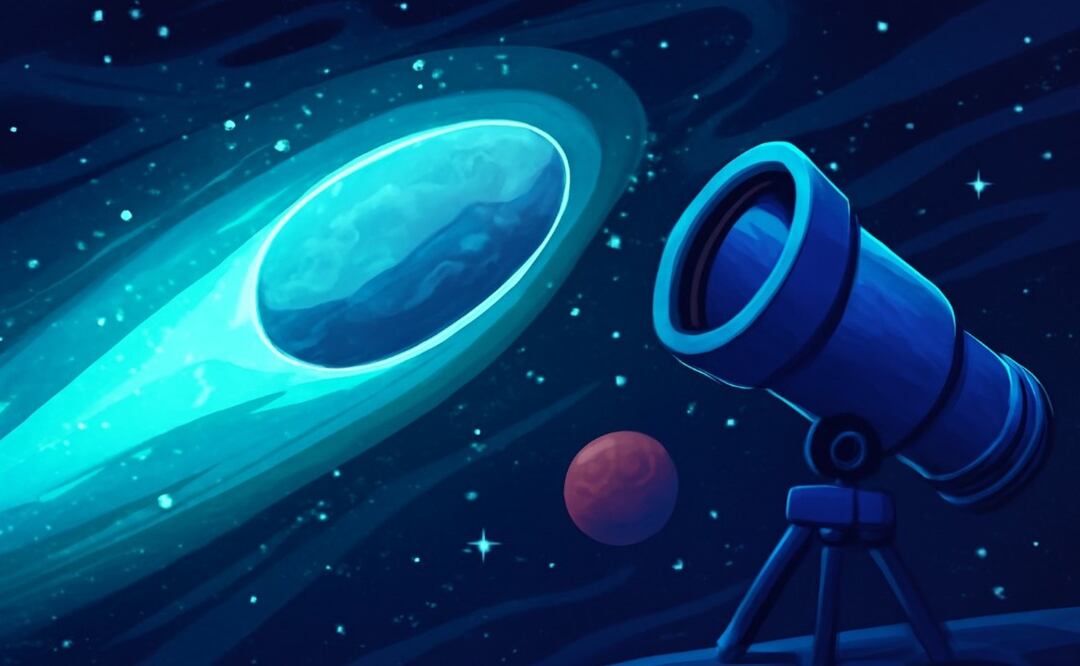 Objeto Interestelar. Foto: (IA)