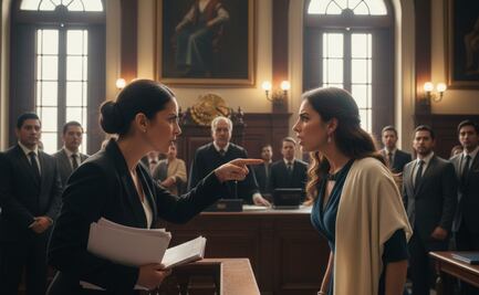 Mujer acosa a otra mujer en transporte publico y terminan en el Centro de Justicia Alternativa