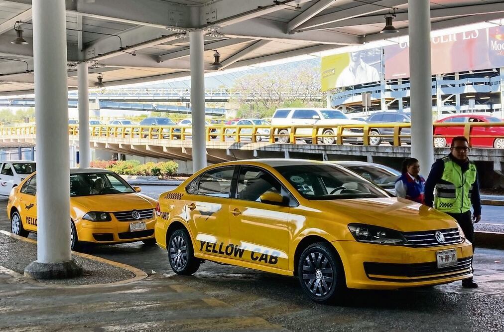 Taxistas del aeropuerto (Foto: Cuartoscuro)
