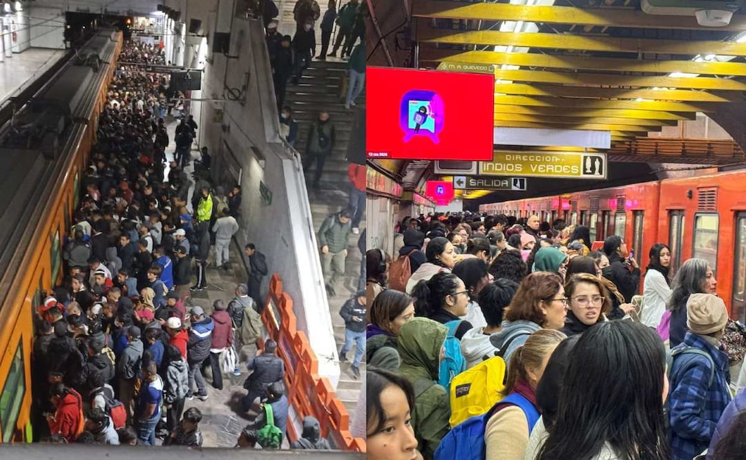 Metro CDMX. Foto: (X / Abril Franco. El Gráfico)