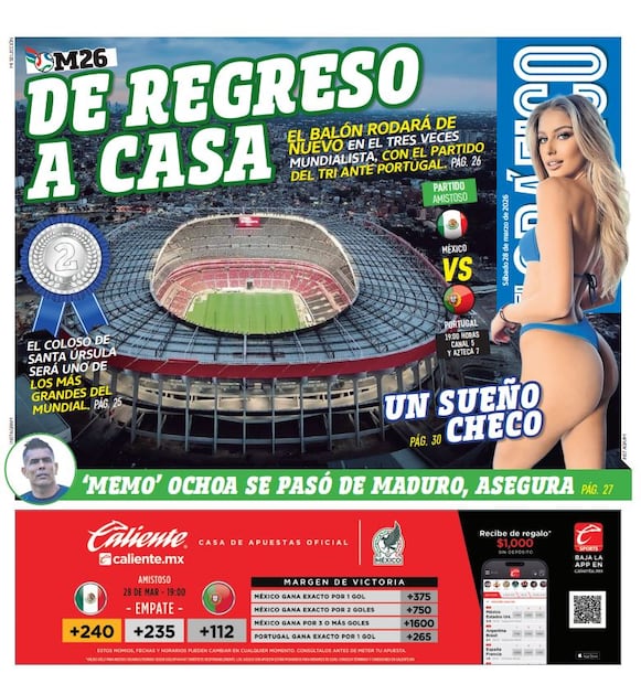 Imagen: Staff El Gráfico (Portada El Gráfico | Sábado 28 de marzo de 2026)