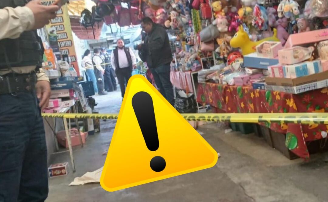 Pollero paga deuda con su vida, lo plomean a plena luz del día en mercado de Tecámac