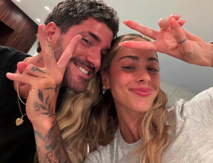 Rodrigo de Paul y Tini (Vía: Redes)