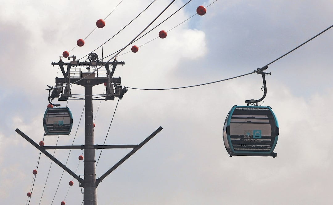Línea 3 del Cablebús cerrada. Foto: (Darío Luna. El Gráfico)
