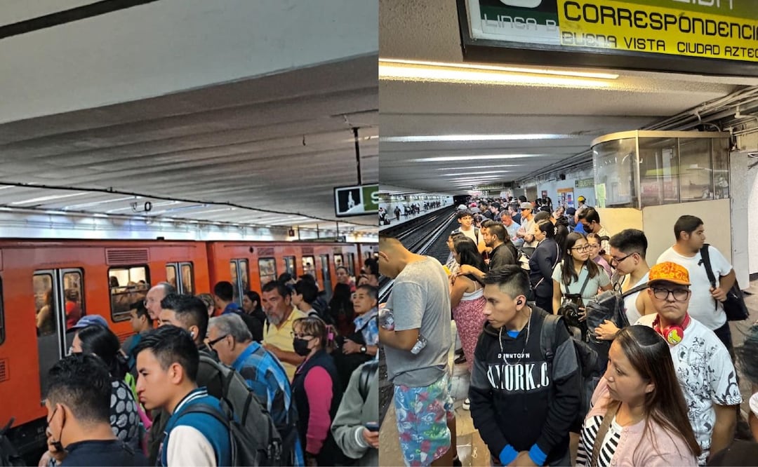 Metro CDMX: Línea 3 detenida y colapsada ¿Qué está pasando?
Foto: Abril Franco