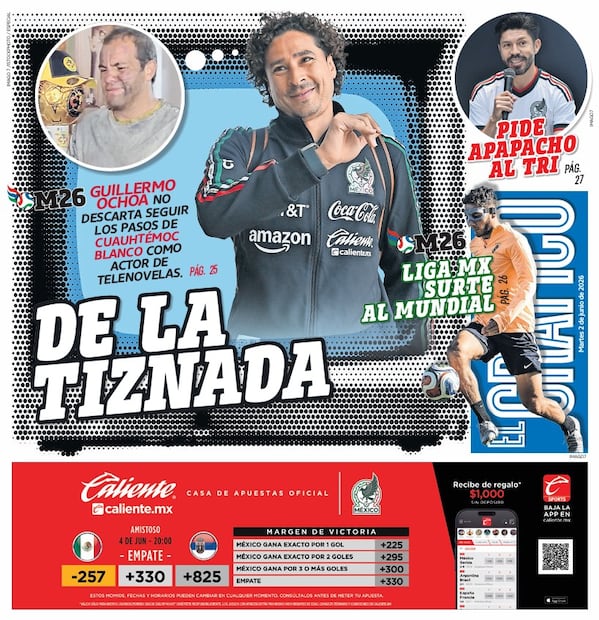 Portada El Gráfico | Martes 2 de Junio de 2026