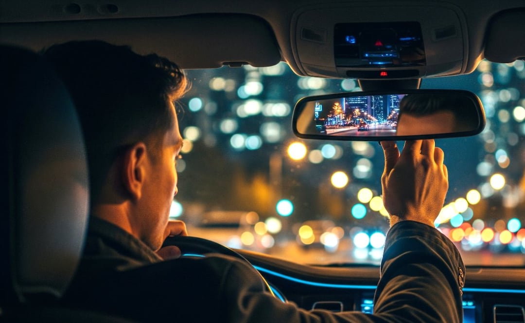 Imagen ilustrativa: IA (Pasajero muere en un taxi y chofer narra las espantosas visiones que tuvo ¿qué veía por el retrovisor?)