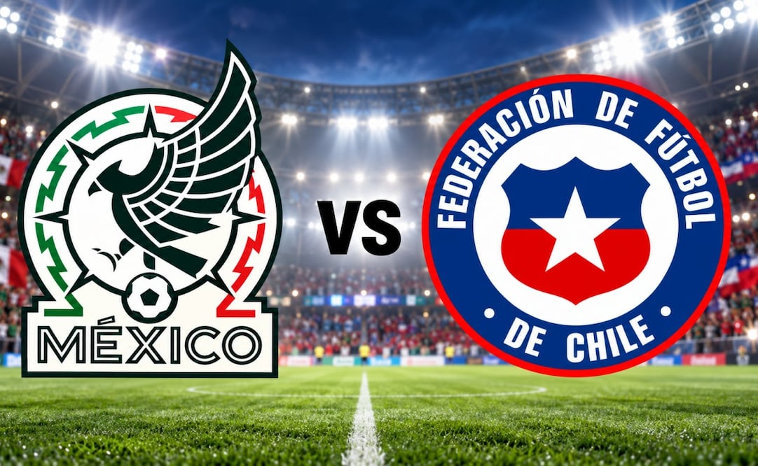 México vs Chile. Foto: IA