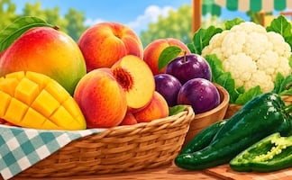 ¿Qué frutas y verduras conviene comprar en agosto? Esta es la lista de temporada