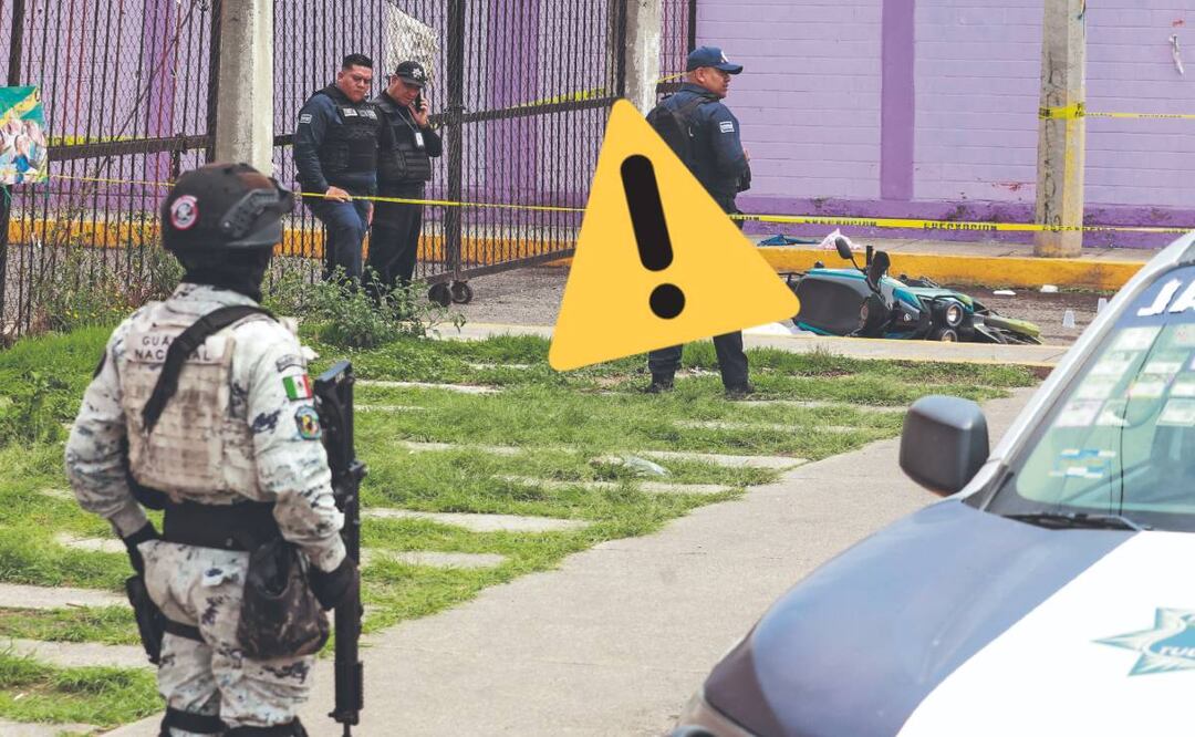 Balacera en Tultitlán (Foto: Áxel Sánchez)