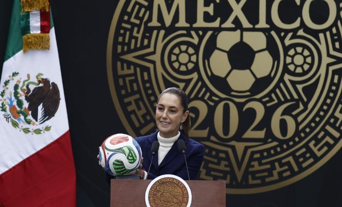 Claudia Sheinbaum presenta el “Mundialito Social 2026”: deporte, inclusión y alegría rumbo al Mundial. Foto: (Berenice Fregoso)