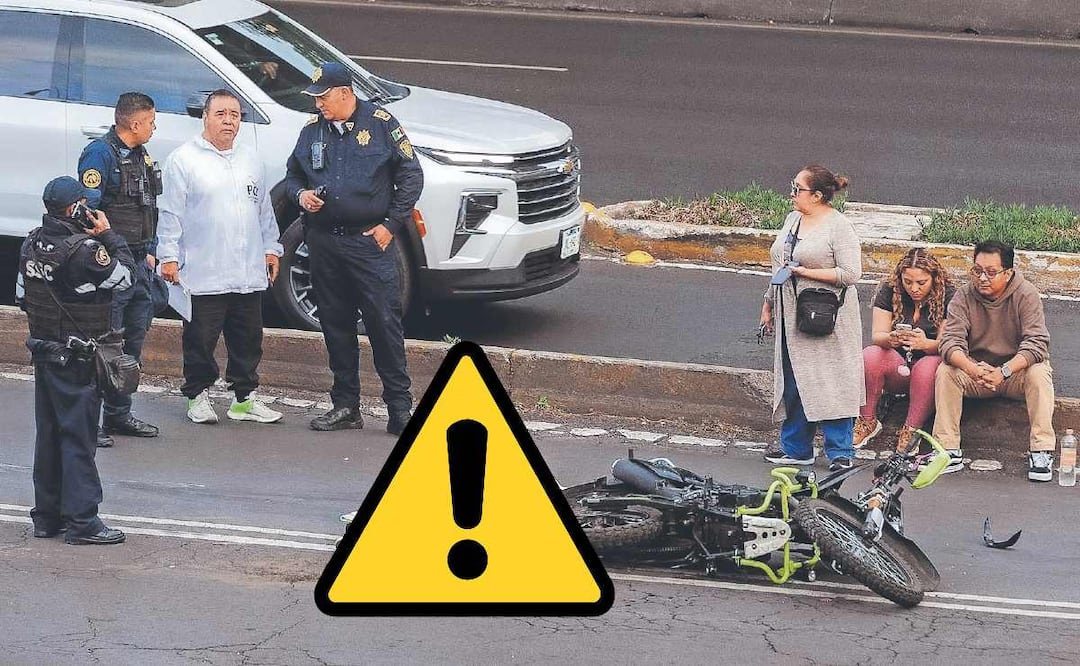 Joven motociclista de 25 años muere al ser embestido por un camión en Periférico Sur. Foto: (Osmar Alvarado. El Gráfico)
