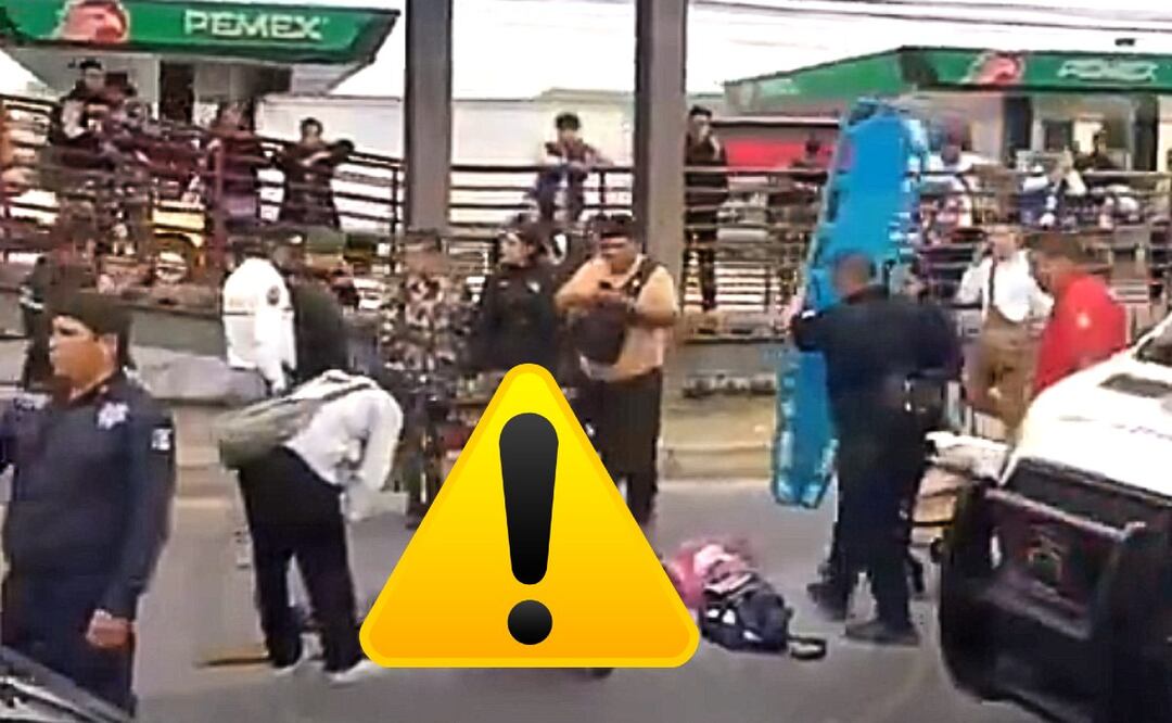 Motociclista muere atropellado tras invadir carril del Mexibús, en Coacalco