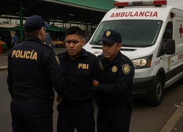¿Se lo quería echar? Policía balea en el cuello a su compañero en la Central de Abasto