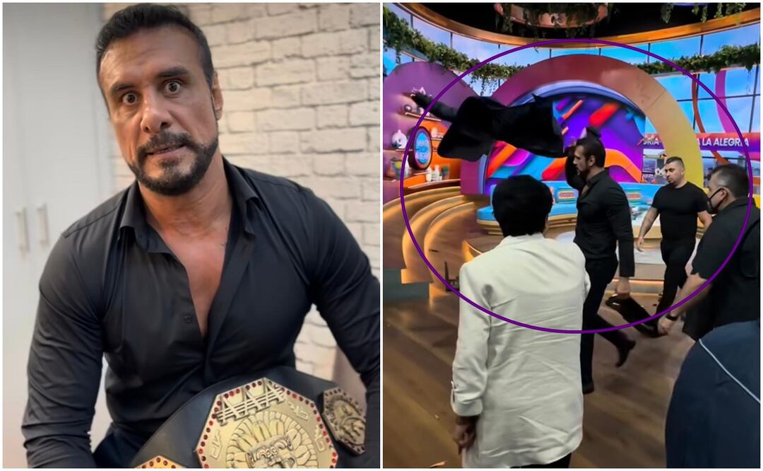 Luchador El Patrón en Venga la Alegría