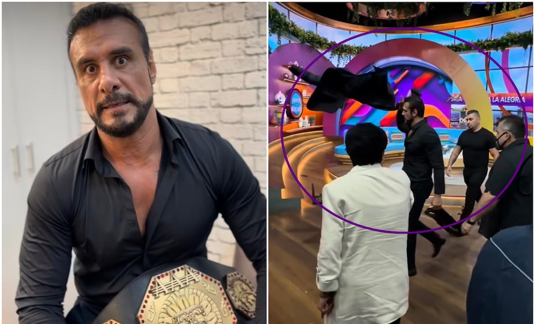 Luchador El Patrón en Venga la Alegría