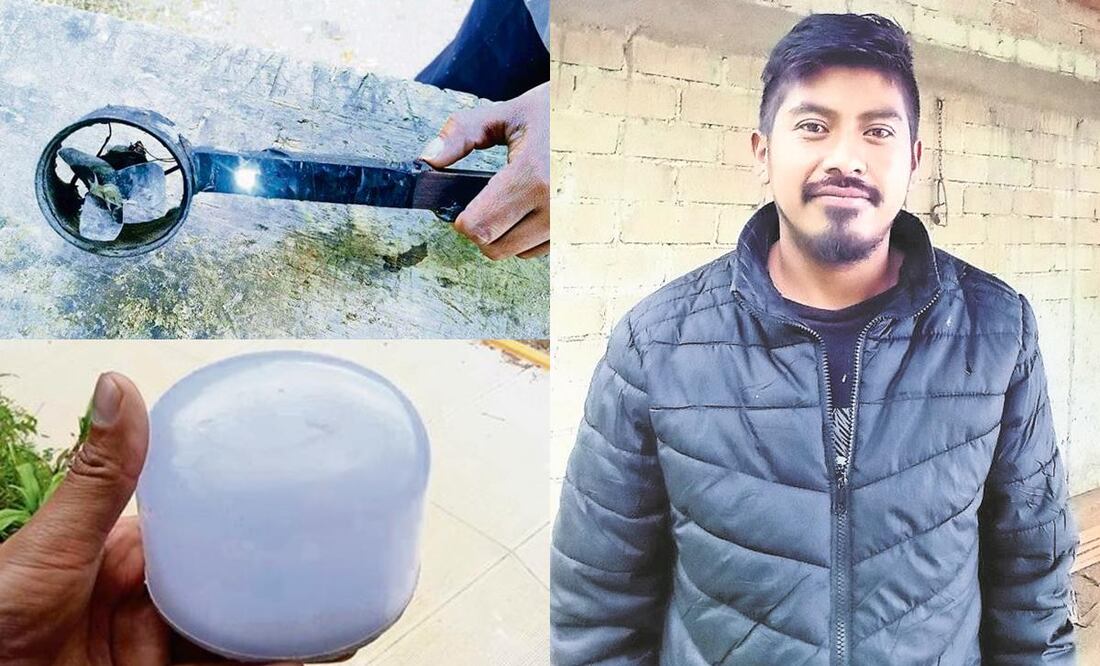 El espantaperros y otros ingeniosos inventos que Roque crea, con materiales reciclados