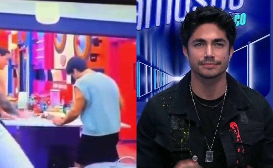 Sian Chiong adereza con sus babas la comida del Cuarto Mar en La Casa De Los Famosos México