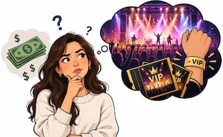 Tu artista o grupo favorito anuncia un concierto ¿Vale la pena obtener un boleto VIP?