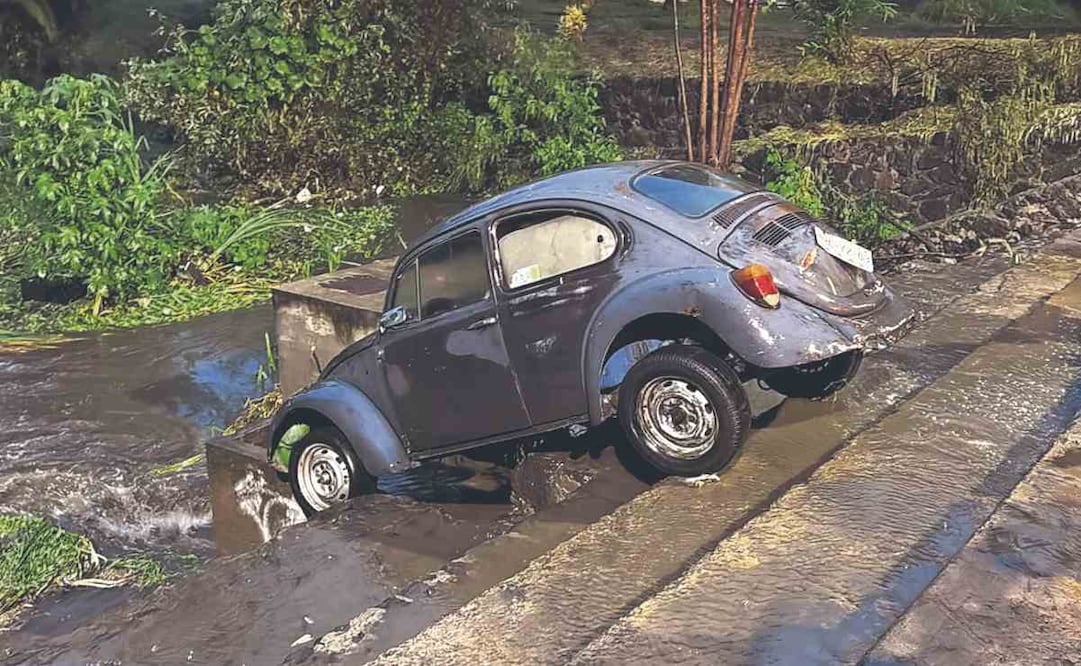 Inundaciones en CDMX por fuertes lluvias. Foto: (Especiales)