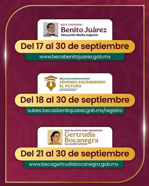¿Cuánto dinero dan las Becas Bienestar para prepa y universidad?. Foto: (SEP)