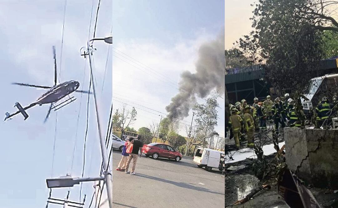 ¿Quién era el piloto del helicóptero que se desplomó? Esto se sabe de lo que pasó en Coyoacán