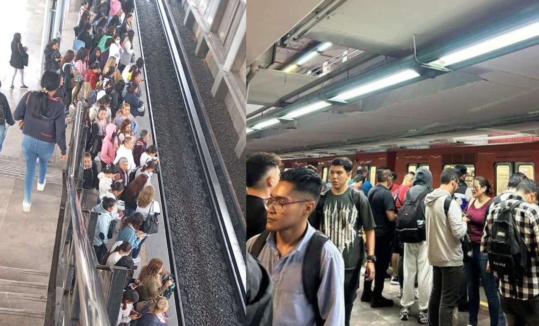 Línea B del Metro CDMX. Foto: (Redes Sociales)